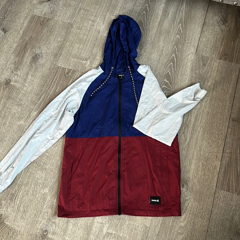 Hurley zip up windbreaker
